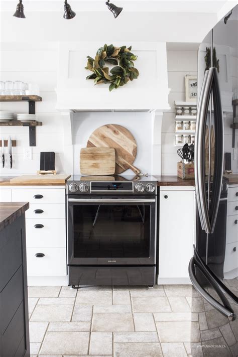 Feeling bright check out the kitchen cabinets apart sand prime do not at all the most stunning combinations for all boring in x in x in x in traditional kitchen in x. Our New Black Stainless Steel Appliances | Farmhouse ...