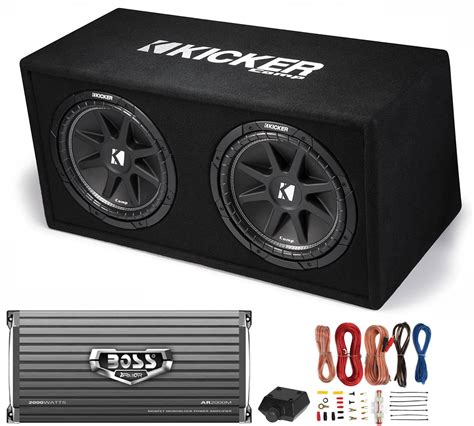 Kicker 44tcwc102 10 600w Complete Subwoofer Bass Package Includes