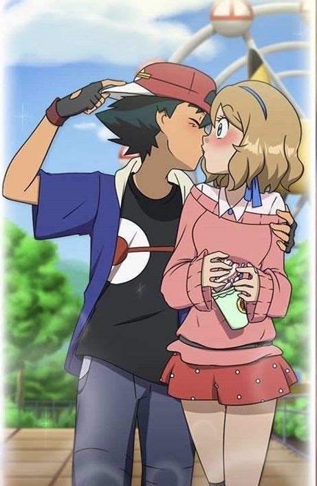 Pin By Ruby Burr On Amourshipping Pokemon Ash And Serena Ash