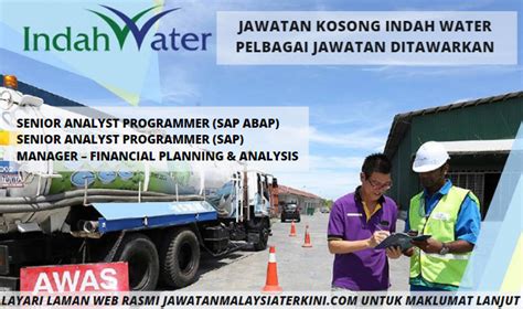 Environment consultant, mbr membrane waste water, effluent, sewage treatment. TERBARU Jawatan Kosong Indah Water Konsortium Sdn Bhd ...