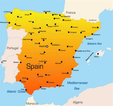 Spain Location On Map Spain And Portugal Travel Part I Toledo Travel
