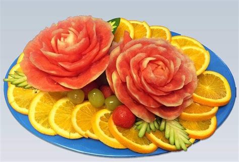 Yalda Night Fruit And Vegetable Carving Food Carving Food