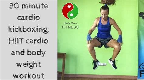 30 Minute Cardio Kickboxing Hiit Cardio And Body Weight Workout Youtube