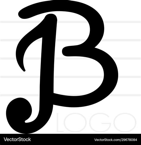 Letter B Logo Royalty Free Vector Image Vectorstock