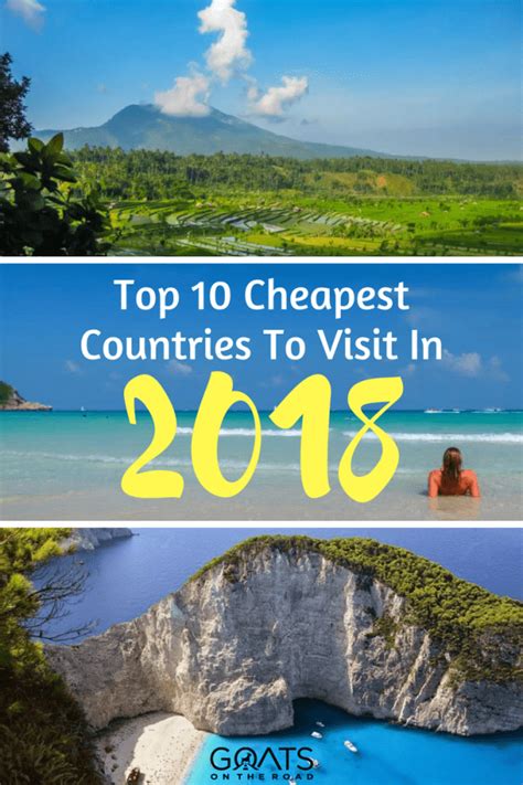 Top 10 Cheapest Countries To Visit In 2019 Goats On The Road