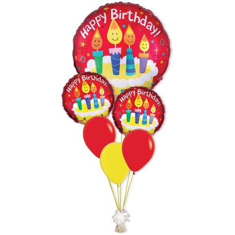 Happy Birthday Cake Balloon Bouquet Strack And Van Til