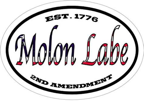 Molon Labe Vinyl Decal 2nd Amendment Sticker Molon Labe Etsy