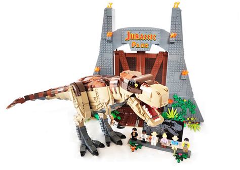 Lego Jurassic World Jurassic Park T Rex Rampage 75936 Flickr