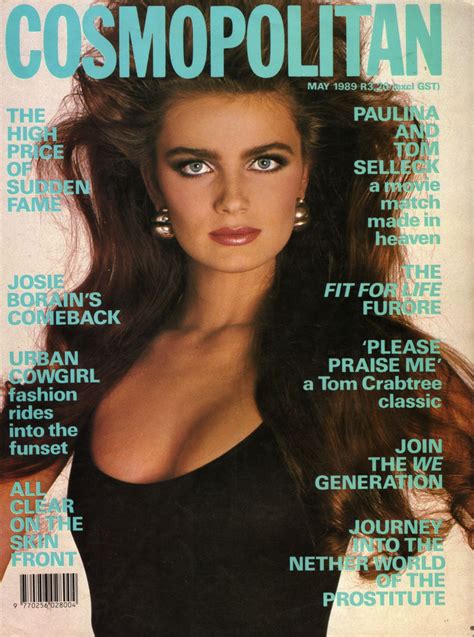 Paulina Porizkova Covers Cosmopolitan May 1989 Paulina Porizkova