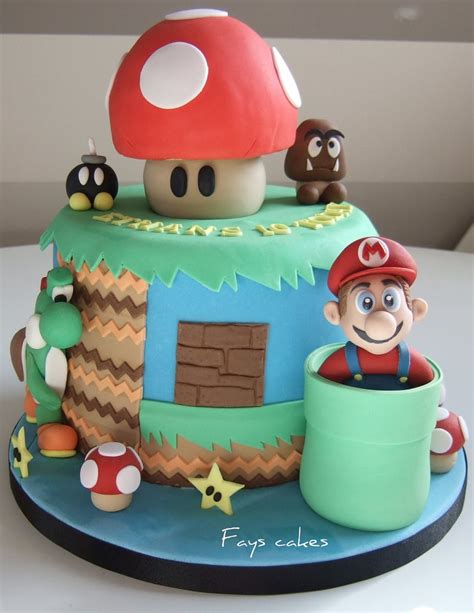 I made this cake for my boyfriend's 20th birthday. Super Mario Fun | Unique Birthday Cakes For Baby and Toddler | POPSUGAR Moms Photo 27
