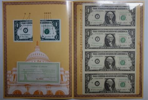 Usa 1 Dollar 1985 Uncut Sheet Of 4 Catawiki