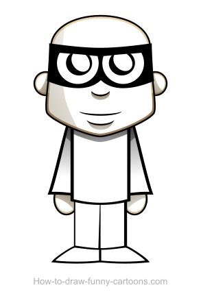 Robber drawing (Sketching + vector)