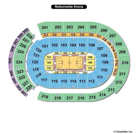 Nationwide Arena Columbus Oh Seating Chart View