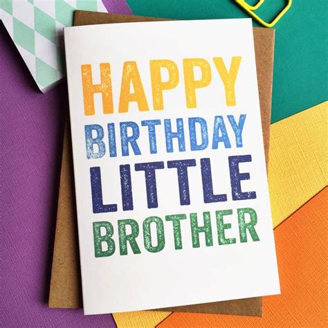 When choosing a birthday greeting for a brother, many people go the humorous route. Birthday Wishes For Younger Brother