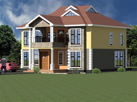 Luxury 4 Bedroom Bungalow House Plans Kenya 5 View