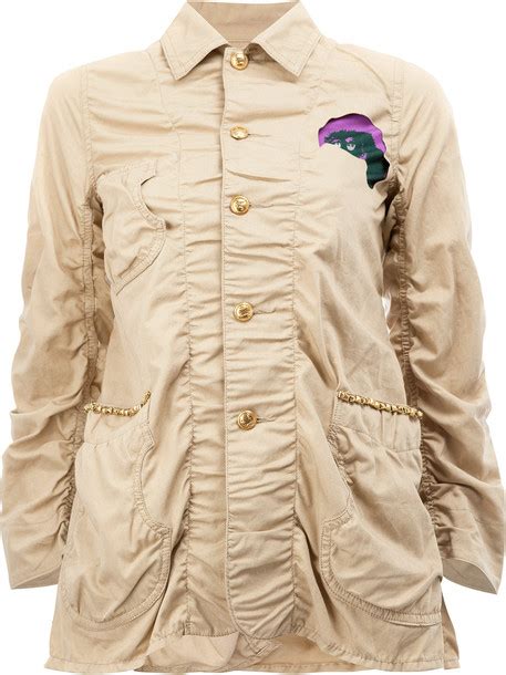 Undercover Patched Military Jacket Nude Neutrals Wheretoget My Xxx Hot Girl
