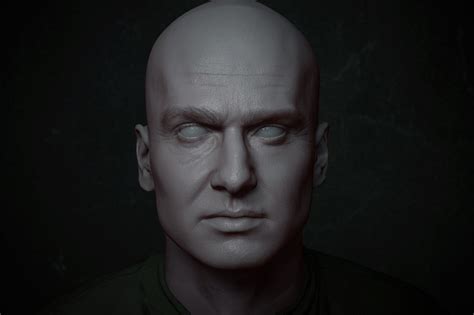 ArtStation - High detailed Male face for game, movie. (Zbrush) | Game ...