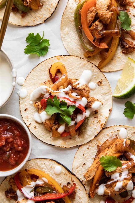 The Best Chicken Fajita Tacos Recipe Cart