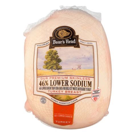 Save On Boar S Head Deli Turkey Breast Premium Lower Sodium Thin