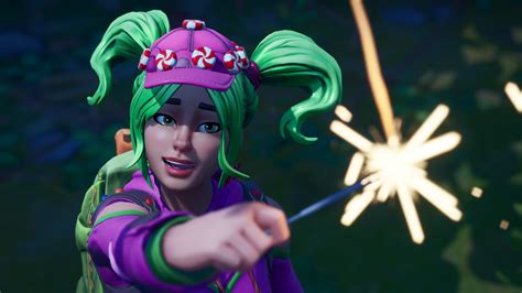 Photo Of Zoey With A Sparkler Taken In Replay D Rfortnitebr