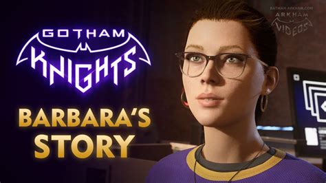 Gotham Knights Barbaras Story Batgirl Side Activity Youtube