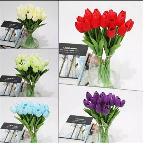 Maybe you would like to learn more about one of these? Bunga Tulip Palsu Latex Hiasan Dekorasi Per Tangkai ...