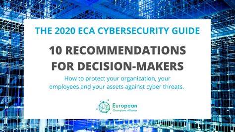 The Eca Cybersecurity Guide 10 Recommendations For Decision Makers