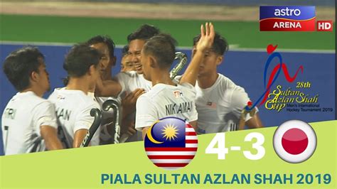 Bagi tahun 2020 akan dikemaskini sebaik sahaja diumumkan. Piala Sultan Azlan Shah 2019 : Malaysia lwn Jepun | 4-3 ...