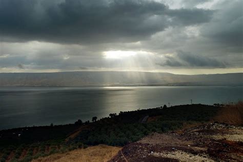 Panoramio Photo Of The Storm Over The Lake Of Galilee Lake Sea Of