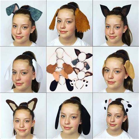 Variety Of Puppy Dog Ears Headbands Birthday Party Costume Etsy Dog
