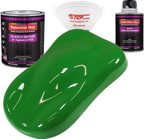 Vibrant Lime Green Acrylic Urethane Single Stage Car Auto Paint