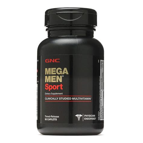 Gnc Mega Men Sport Multivitamin For Men 90 Count For Performance