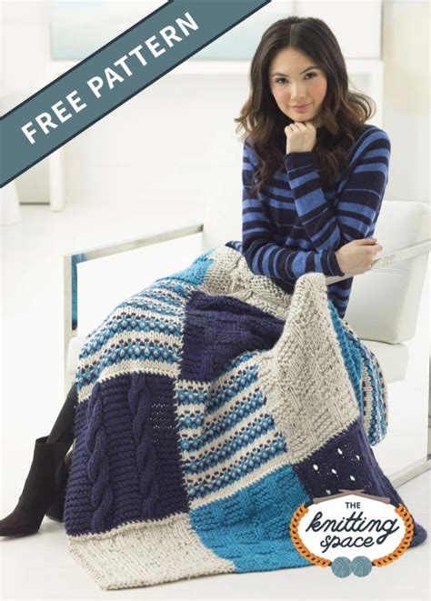 Knit Sampler Lapghan Free Knitting Pattern Knitting Patterns Free