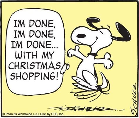 Done With Christmas Shopping Snoopy Christmas Christmas Shopping