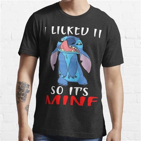 I Licked It So Its Mine Stitch T Shirt For Sale By Sesenlavadie