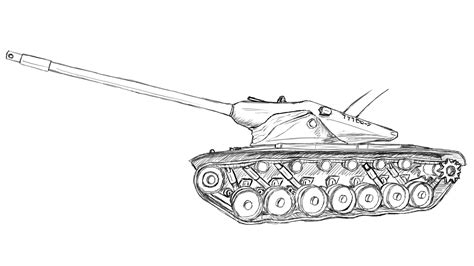 Easy Tank Drawing at PaintingValley.com | Explore collection of Easy