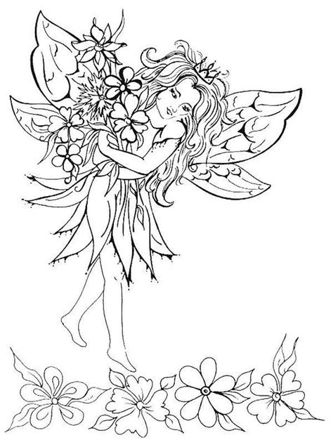 Elves And Fairies Colouring Pages Coloring Home