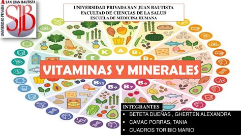 Vitaminas y Minerales en Pediatría Ahmed Casana uDocz
