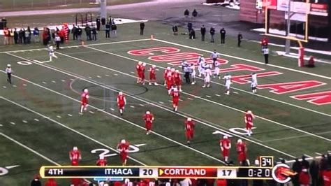 Admissions officers are waiting to hear from you! Cortaca Jug 2014 Cortland vs. Ithaca College Football ...