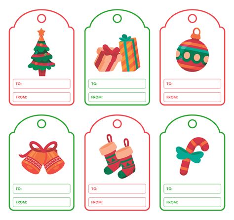 Editable Downloadable Free Printable Gift Tag Templates For Word