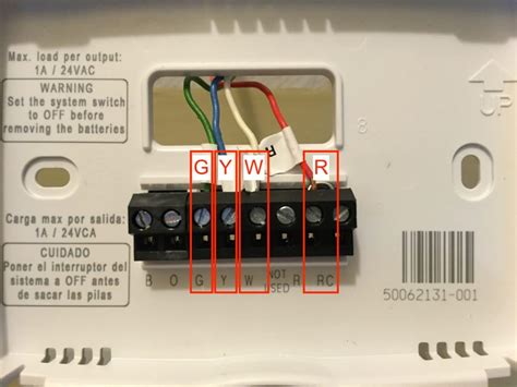Installing wires including c wire. Honeywell RTH2300 Thermostat Installation Instructions - Share Your Repair
