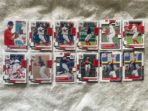 2022 Donruss Boston Red Sox 12 Card Team Set EBay