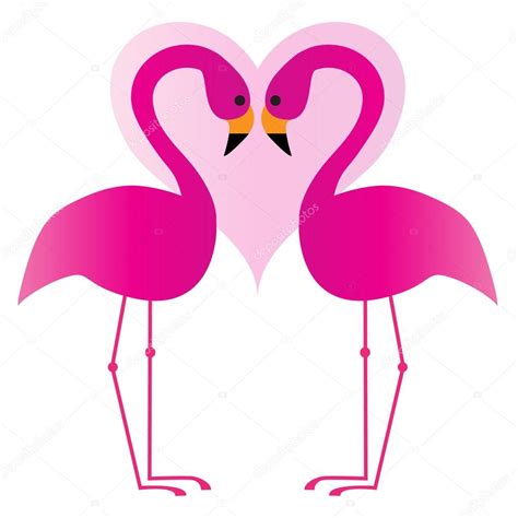 Heart Flamingo Clipart Tyredao