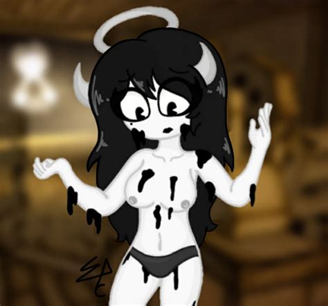 Rule 34 Alice Angel Bendy And The Ink Machine Breasts Ink Long Hair