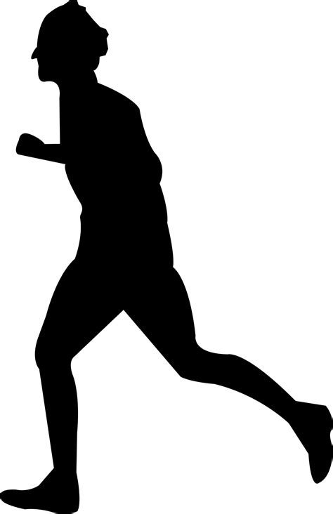 Free Jogger Silhouette Cliparts Download Free Jogger Silhouette