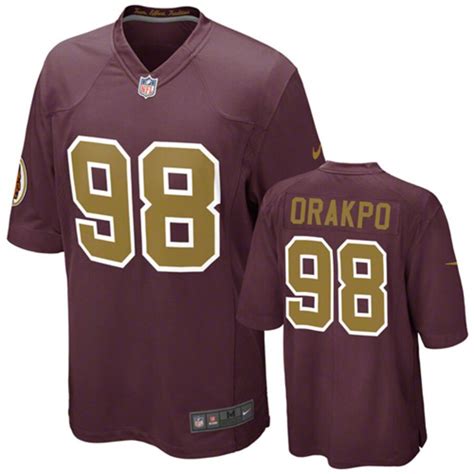 Nike Brian Orakpo Washington Redskins Youth Alternate Burgundy