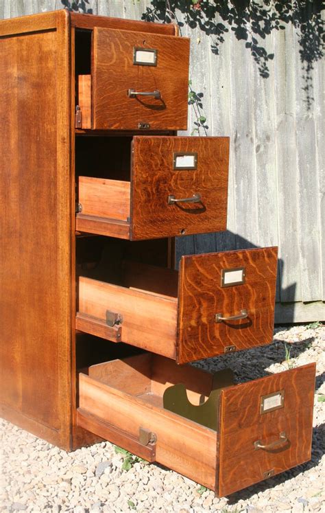 The next wooden file cabinets are from ameriwood home. Vintage Oak Filing Cabinet - Antiques Atlas
