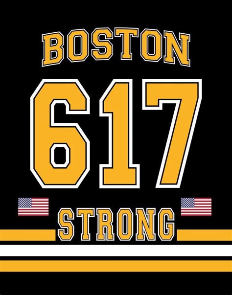 Boston 617 Strong Bruins Style Print In 2021 Printed Magnets Print