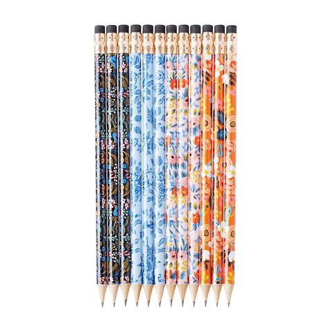Rifle Paper Co Floral No 2 Pencils The Container Store