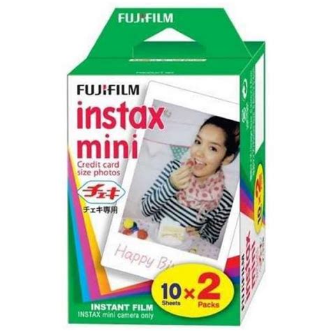 Fujifilm Pelicula Instax Mini Glossy Pack 20
